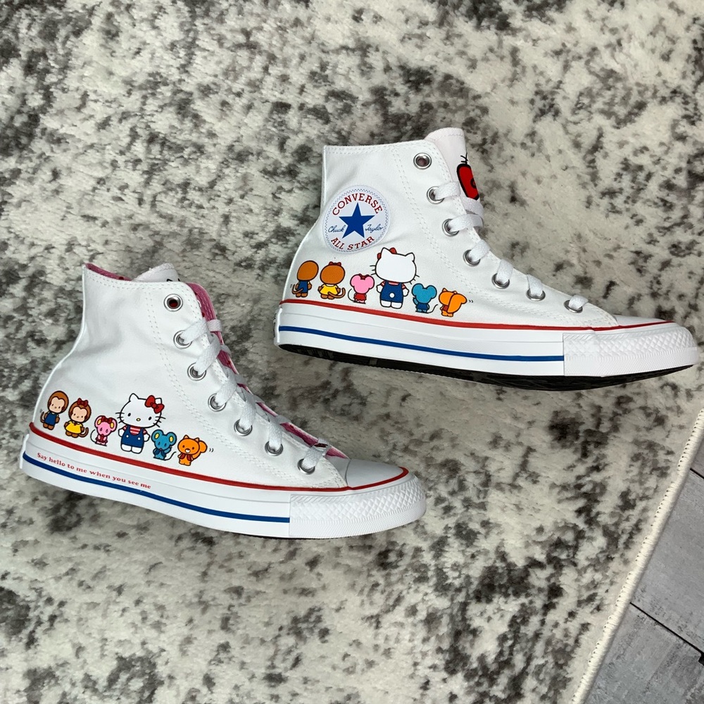 New Hello Kitty x Converse CTAS HI women’s sneaker